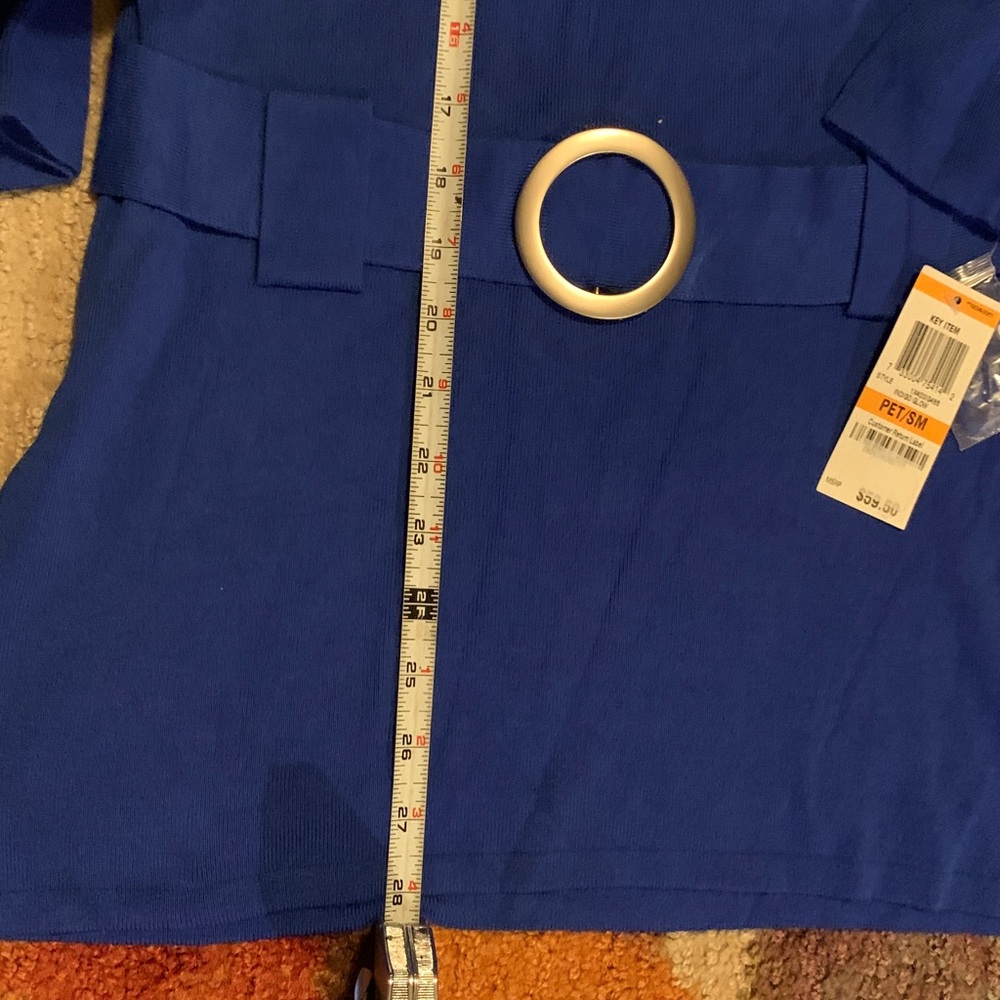 NWT INC Elegant Blue Turtleneck Sweater /short dress - Picture 5 of 5